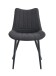 Esszimmerstuhl >Lotta< 2er Set in anthrazit, Webstoff - 53x86x59cm (BxHxT)