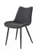 Esszimmerstuhl >Lotta< 2er Set in anthrazit, Webstoff - 53x86x59cm (BxHxT)