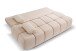 Schlafsofa >Lauder< in beige, Cord - 207x93x105cm (BxHxT)