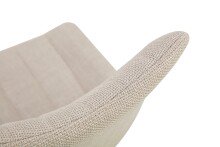 Esszimmerstuhl >Lotta< 2er Set in creme, Webstoff - 53x86x59cm (BxHxT)