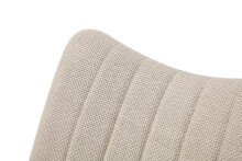 Esszimmerstuhl >Lotta< 2er Set in creme, Webstoff - 53x86x59cm (BxHxT)