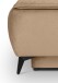 Schlafsofa >Sendi< in braun-beige, Velour - 210x103x90cm (BxHxT)