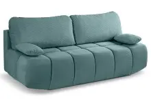 Schlafsofa >Lauder< in mint-blau, Cord -...