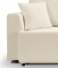 Schlafsofa >Point< in hellbeige, Webstoff - 250x95x99cm (BxHxT)
