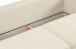 Schlafsofa >Point< in hellbeige, Webstoff - 250x95x99cm (BxHxT)