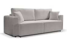 Schlafsofa >Point< in hellgrau, Webstoff -...