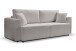 Schlafsofa >Point< in hellgrau, Webstoff - 250x95x99cm (BxHxT)