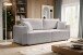 Schlafsofa >Point< in hellgrau, Webstoff - 250x95x99cm (BxHxT)