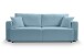 Schlafsofa >Point< in hellblau, Webstoff - 250x95x99cm (BxHxT)