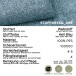 Schlafsofa >Point< in hellblau, Webstoff - 250x95x99cm (BxHxT)
