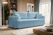 Schlafsofa >Point< in hellblau, Webstoff - 250x95x99cm (BxHxT)