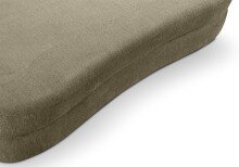 Schlafsofa >Diana< in grün, Strukturstoff - 231x93x108cm (BxHxT)