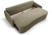Schlafsofa >Diana< in grün, Strukturstoff - 231x93x108cm (BxHxT)