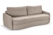 Schlafsofa >Diana< in beige, Strukturstoff - 231x93x108cm (BxHxT)