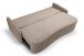 Schlafsofa >Diana< in beige, Strukturstoff - 231x93x108cm (BxHxT)