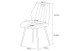 Esszimmerstuhl >Christin< 2er Set in anthrazit, Velouroptik - 52x75x58cm (BxHxT)