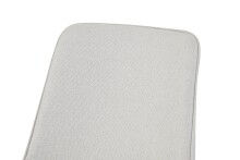 Drehstuhl >Emilia< 2er Set in creme, Webstoff - 52x85x61cm (BxHxT)