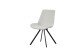 Drehstuhl >Emilia< 2er Set in creme, Webstoff - 52x85x61cm (BxHxT)