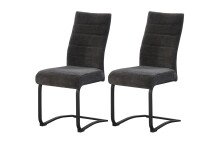 Freischwinger >Leni< 2er Set in anthrazit,...