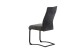 Freischwinger >Leni< 2er Set in anthrazit, Strukturstoff - 43x98x59cm (BxHxT)