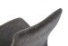 Freischwinger >Leni< 2er Set in anthrazit, Strukturstoff - 43x98x59cm (BxHxT)