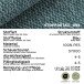 Schlafsofa >Bono< in blau, Strukturstoff - 199x91x91cm (BxHxT)
