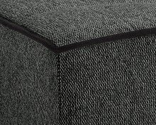 Schlafsofa >Bono< in grau, Strukturstoff - 199x91x91cm (BxHxT)