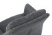 Stuhl >Sophie< 2er Set in anthrazit, Chenille-Optik - 53x87x62cm (BxHxT)