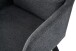 Stuhl >Sophie< 2er Set in anthrazit, Chenille-Optik - 53x87x62cm (BxHxT)