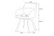 Stuhl >Sophie< 2er Set in anthrazit, Chenille-Optik - 53x87x62cm (BxHxT)