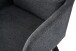 Stuhl >Sophie< 2er Set in anthrazit, Chenille-Optik - 53x87x62cm (BxHxT)