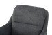 Stuhl >Sophie< 2er Set in anthrazit, Chenille-Optik - 53x87x62cm (BxHxT)