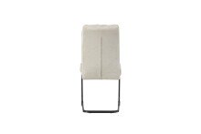 Freischwinger >Frieda< 2er Set in creme, Chenille-Optik - 47x94x61cm (BxHxT)