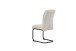 Freischwinger >Frieda< 2er Set in creme, Chenille-Optik - 47x94x61cm (BxHxT)
