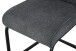 Freischwinger >Frieda< 2er Set in anthrazit, Chenille-Optik - 47x94x61cm (BxHxT)
