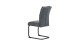 Freischwinger >Frieda< 2er Set in anthrazit, Chenille-Optik - 47x94x61cm (BxHxT)