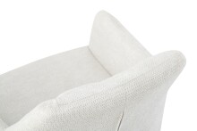 Stuhl >Bella< 2er Set in creme, Chenille-Optik - 55x82x62cm (BxHxT)