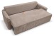 Schlafsofa >Grubs< in grau-beige, Cord - 225x96x93cm (BxHxT)