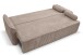 Schlafsofa >Grubs< in grau-beige, Cord - 225x96x93cm (BxHxT)