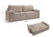 Schlafsofa >Grubs< in grau-beige, Cord - 225x96x93cm (BxHxT)