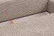 Schlafsofa >Grubs< in grau-beige, Cord - 225x96x93cm (BxHxT)