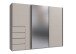 Schwebetürenschrank >BALI< in KASCHMIR / SPIEGEL - 270x208x64cm (BxHxT)