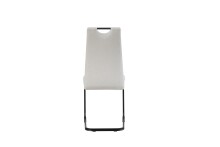 Freischwinger >Hanna< 2er Set in creme, Webstoff - 43x98x59cm (BxHxT)