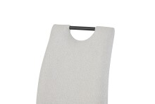 Freischwinger >Hanna< 2er Set in creme, Webstoff - 43x98x59cm (BxHxT)