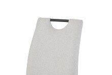 Freischwinger >Hanna< 2er Set in creme, Webstoff - 43x98x59cm (BxHxT)