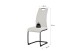 Freischwinger >Hanna< 2er Set in creme, Webstoff - 43x98x59cm (BxHxT)