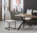 Freischwinger >Hanna< 2er Set in creme, Webstoff - 43x98x59cm (BxHxT)