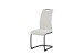 Freischwinger >Hanna< 2er Set in creme, Webstoff - 43x98x59cm (BxHxT)