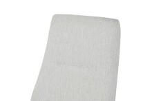 Freischwinger >Tina< 2er Set in creme, Strukturstoff - 43x98x59cm (BxHxT)