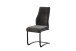 Freischwinger >Tina< 2er Set in anthrazit, Strukturstoff - 43x98x59cm (BxHxT)